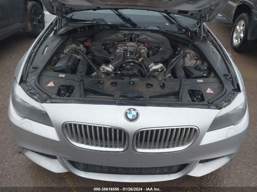 2013 BMW 550I VIN: WBAFR9C57DDX79565 Lot: 38614556