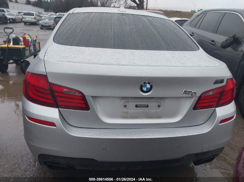2013 BMW 550I VIN: WBAFR9C57DDX79565 Lot: 38614556