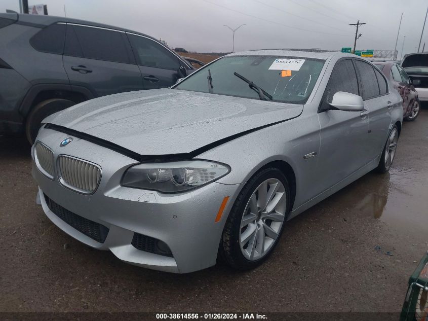 2013 BMW 550I VIN: WBAFR9C57DDX79565 Lot: 38614556