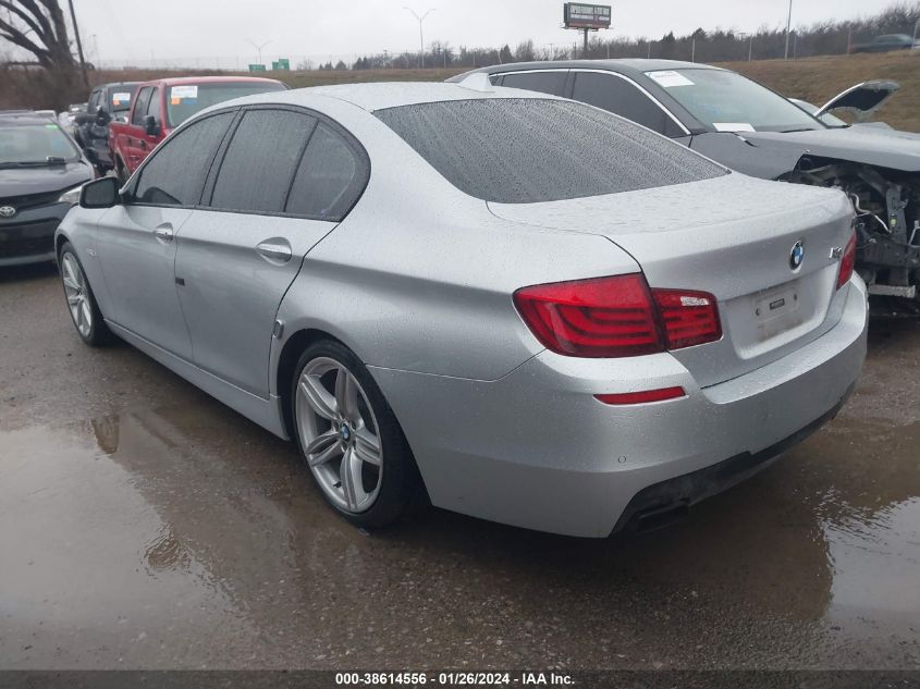 2013 BMW 550I VIN: WBAFR9C57DDX79565 Lot: 38614556