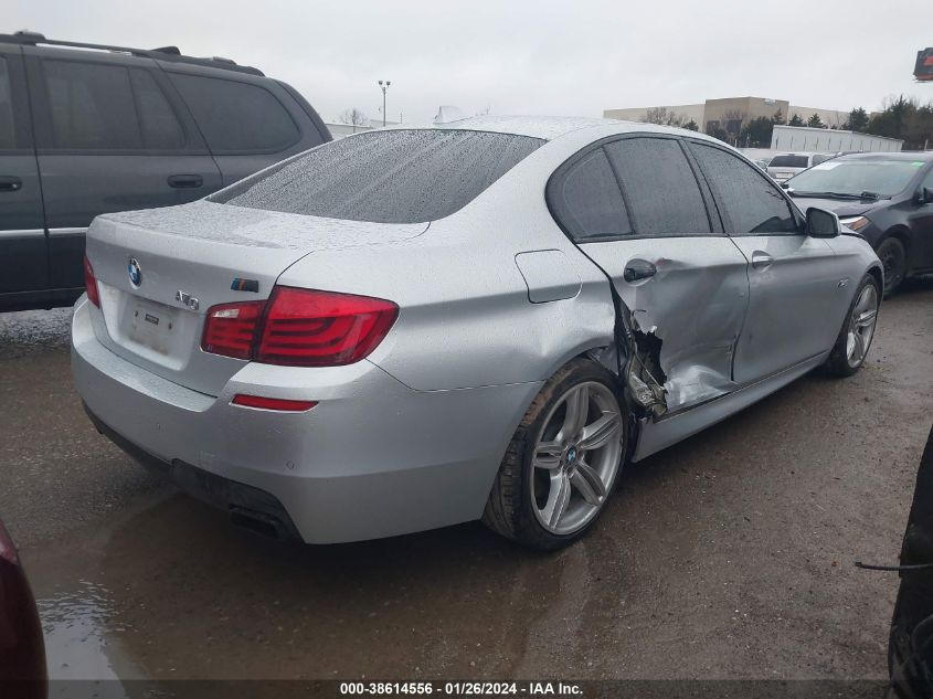 2013 BMW 550I VIN: WBAFR9C57DDX79565 Lot: 38614556