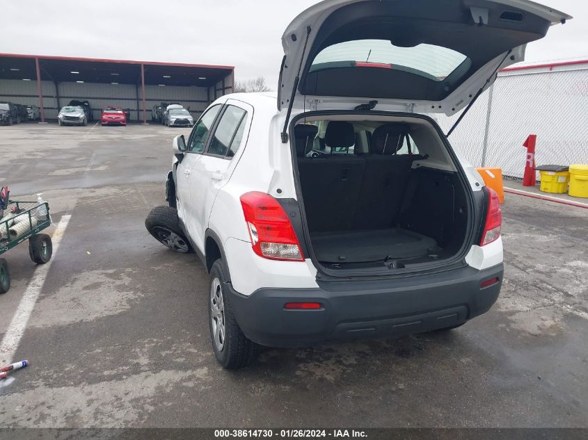 3GNCJKSB9GL274760 2016 Chevrolet Trax 1Ls