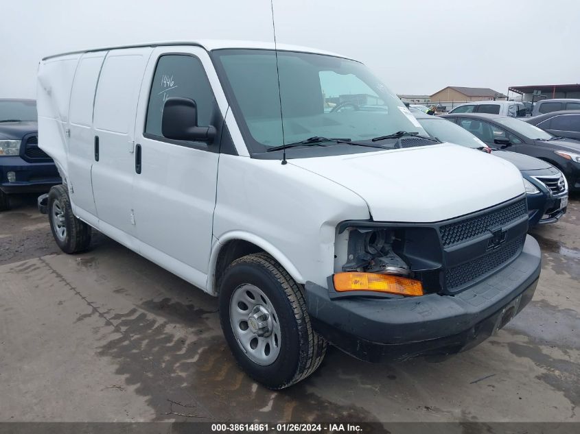 2014 Chevrolet Express 1500 Work Van VIN: 1GCSGAFX5E1118528 Lot: 38614861