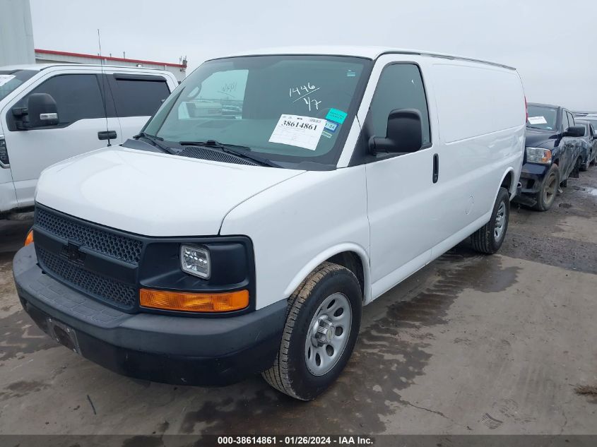 2014 Chevrolet Express 1500 Work Van VIN: 1GCSGAFX5E1118528 Lot: 38614861