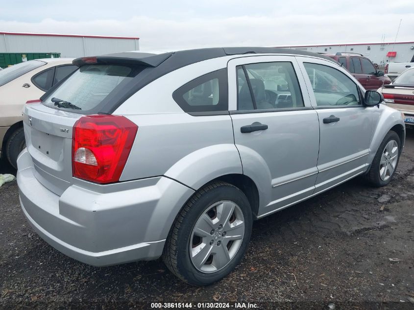 2007 Dodge Caliber Sxt VIN: 1B3HB48B37D527657 Lot: 38615144