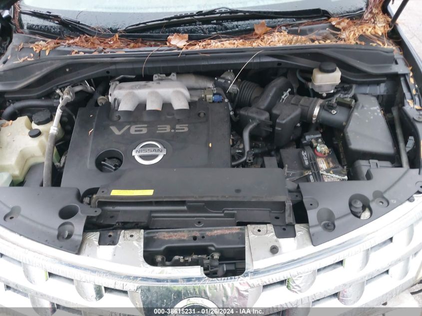 2003 Nissan Murano Se VIN: JN8AZ08T13W120467 Lot: 38615231