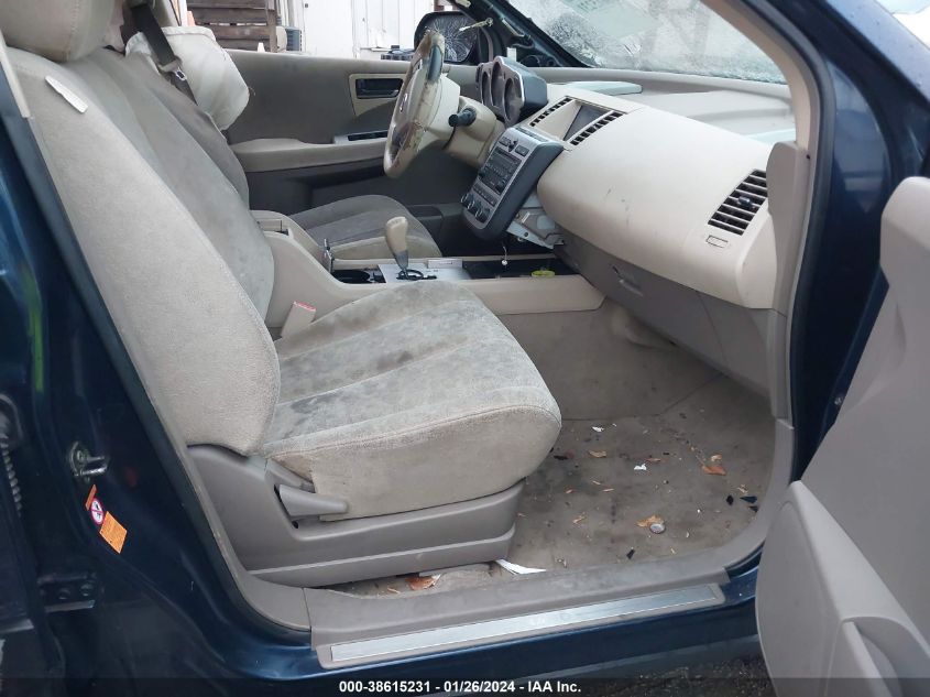 2003 Nissan Murano Se VIN: JN8AZ08T13W120467 Lot: 38615231