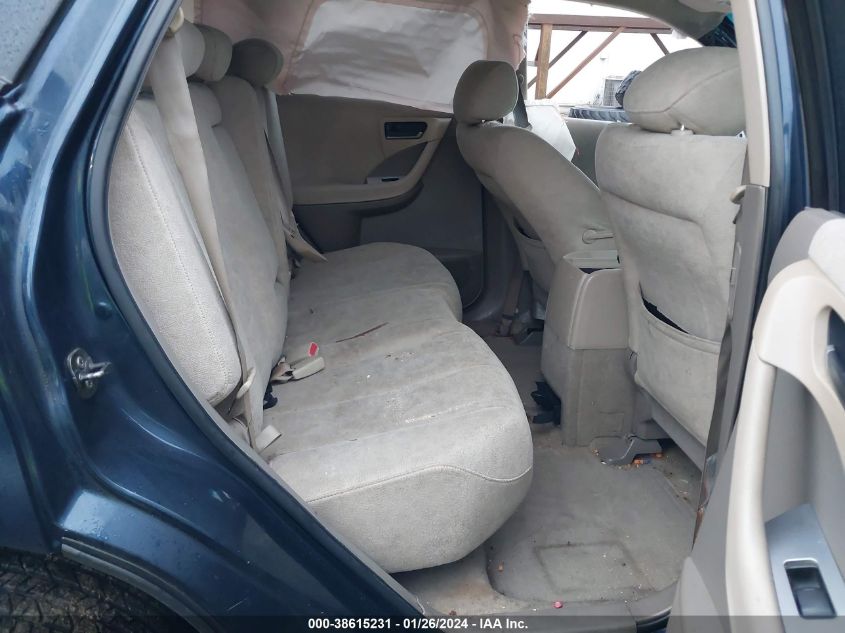 2003 Nissan Murano Se VIN: JN8AZ08T13W120467 Lot: 38615231