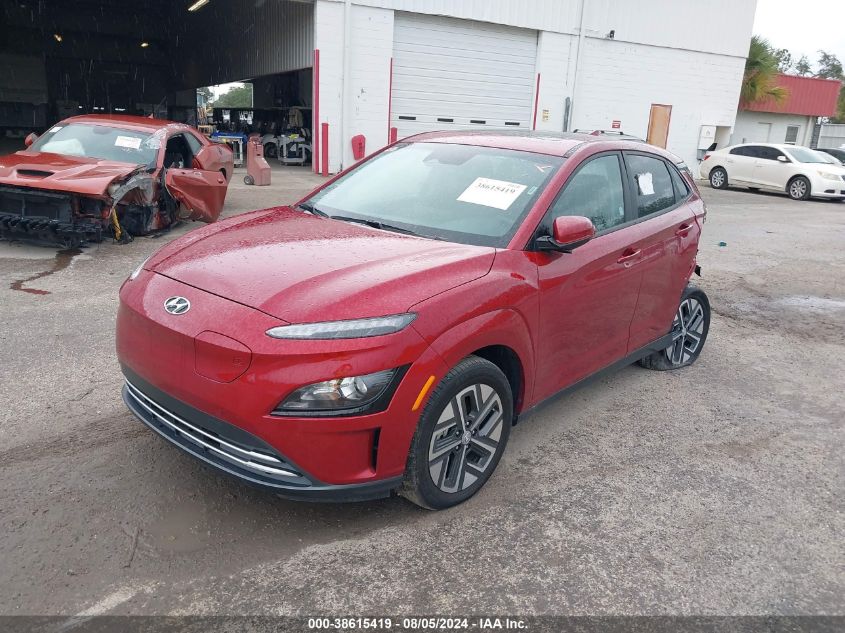 2023 Hyundai Kona Electric Sel VIN: KM8K33AG2PU193859 Lot: 38615419