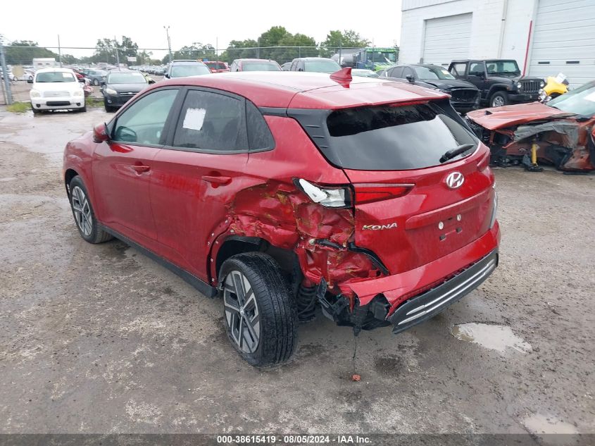 2023 Hyundai Kona Electric Sel VIN: KM8K33AG2PU193859 Lot: 38615419