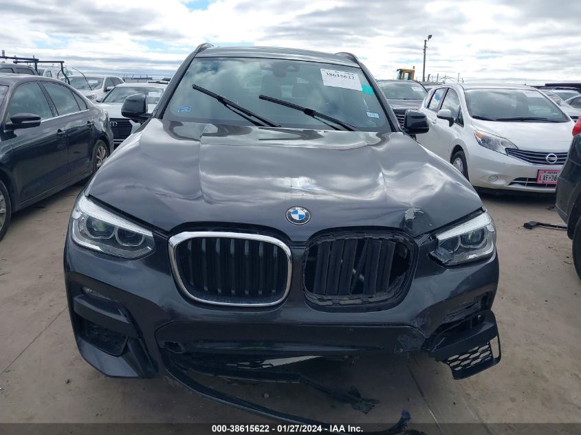 2021 BMW X3 Sdrive30I VIN: 5UXTY3C00M9E46204 Lot: 38615622