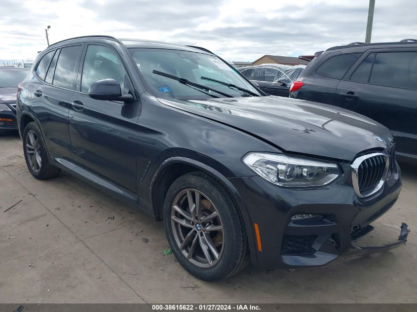 2021 BMW X3 Sdrive30I VIN: 5UXTY3C00M9E46204 Lot: 38615622