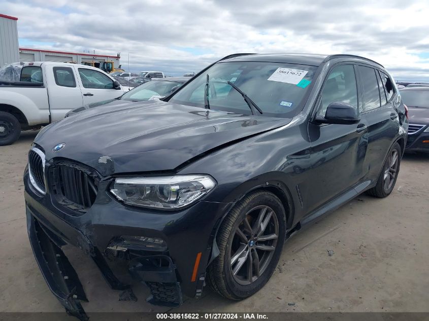 2021 BMW X3 Sdrive30I VIN: 5UXTY3C00M9E46204 Lot: 38615622