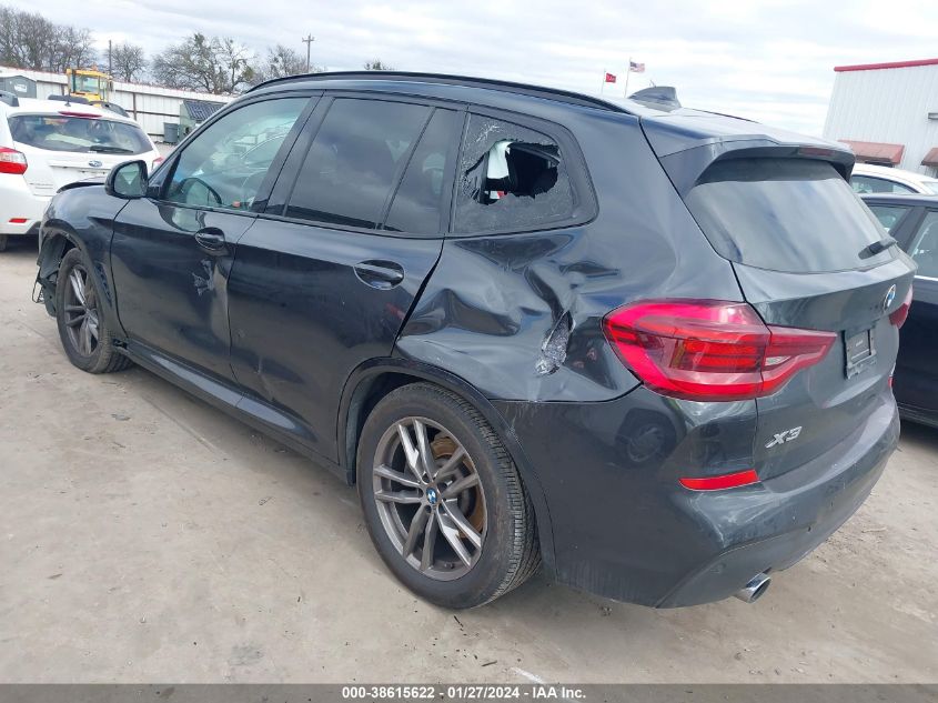 2021 BMW X3 Sdrive30I VIN: 5UXTY3C00M9E46204 Lot: 38615622