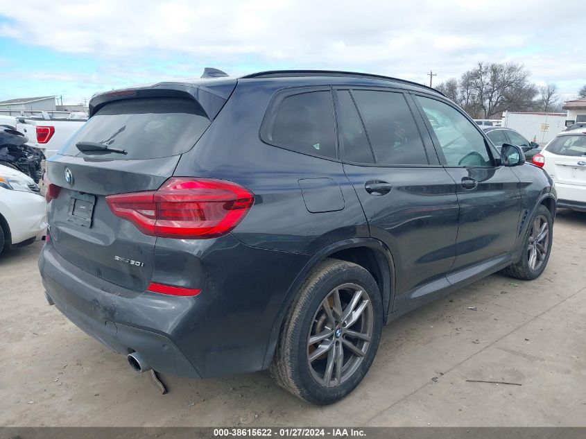 2021 BMW X3 Sdrive30I VIN: 5UXTY3C00M9E46204 Lot: 38615622