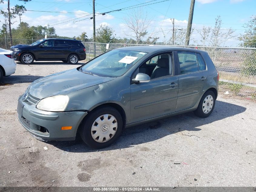 2007 Volkswagen Rabbit 4-Door VIN: WVWDR71K47W176752 Lot: 38615680