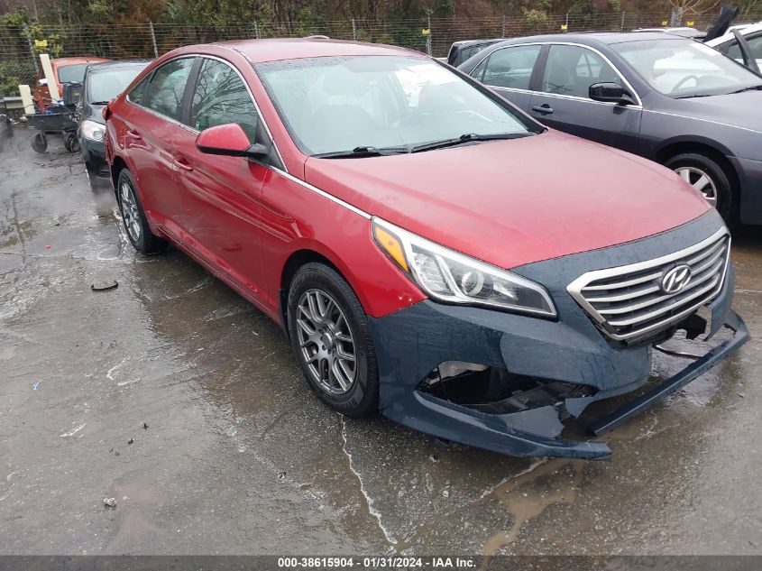 2015 Hyundai Sonata Se VIN: 5NPE24AF3FH090492 Lot: 38615904