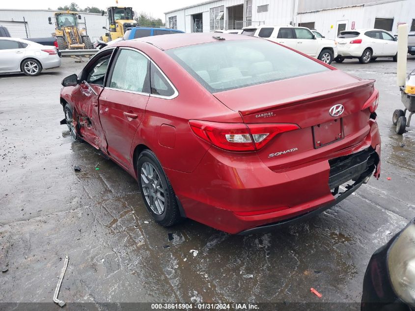 2015 Hyundai Sonata Se VIN: 5NPE24AF3FH090492 Lot: 38615904