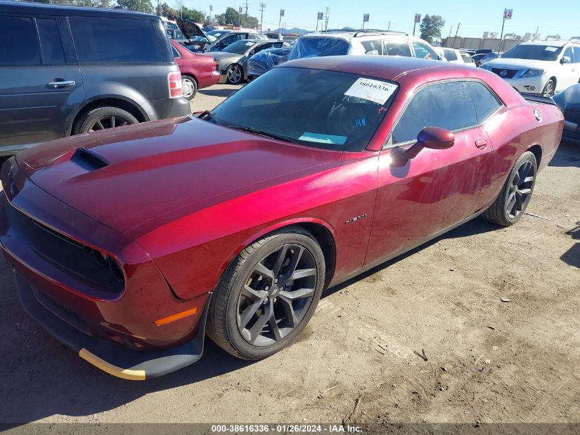 2021 Dodge Challenger R/T VIN: 2C3CDZBT6MH623724 Lot: 38616336