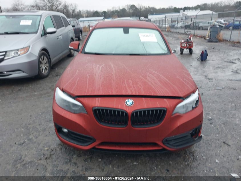 2018 BMW 230I VIN: WBA2J1C59JVD09313 Lot: 38616354