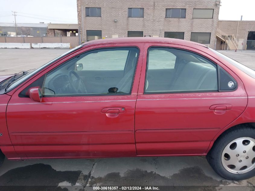 2000 Mercury Mystique Gs VIN: 1MEFM6535YK612830 Lot: 38616357