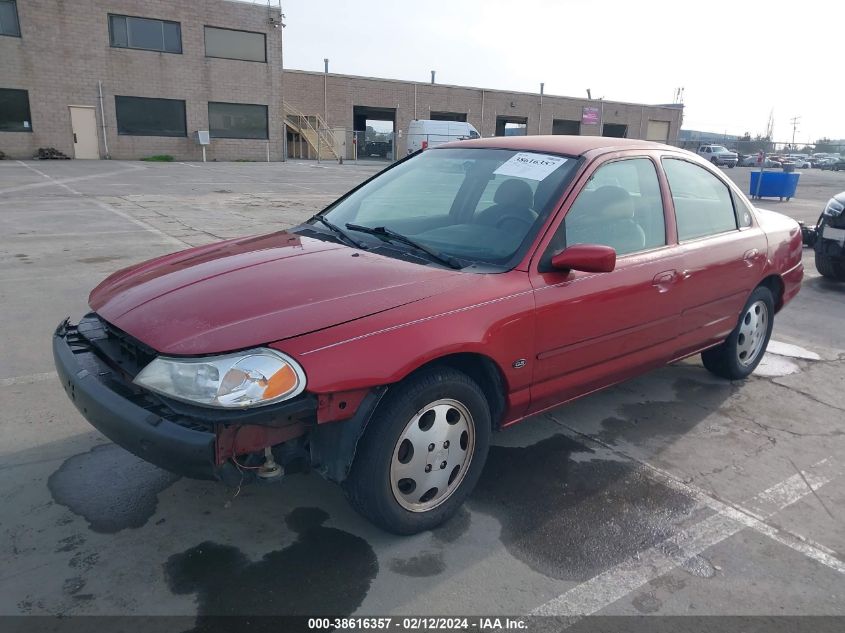 2000 Mercury Mystique Gs VIN: 1MEFM6535YK612830 Lot: 38616357