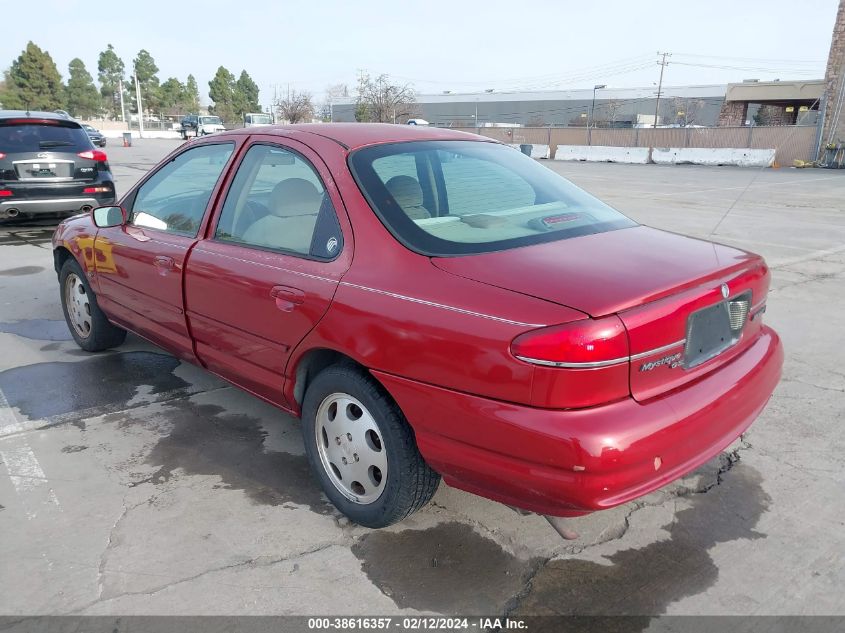 2000 Mercury Mystique Gs VIN: 1MEFM6535YK612830 Lot: 38616357