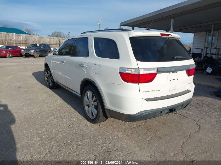 2011 Dodge Durango Crew VIN: 1D4RD4GG2BC598490 Lot: 39422013