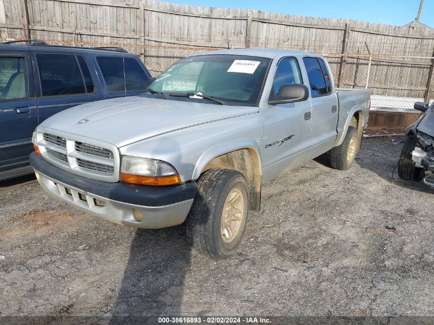 2001 Dodge Dakota Slt/Sport VIN: 1B7HG2AN11S314461 Lot: 40898309