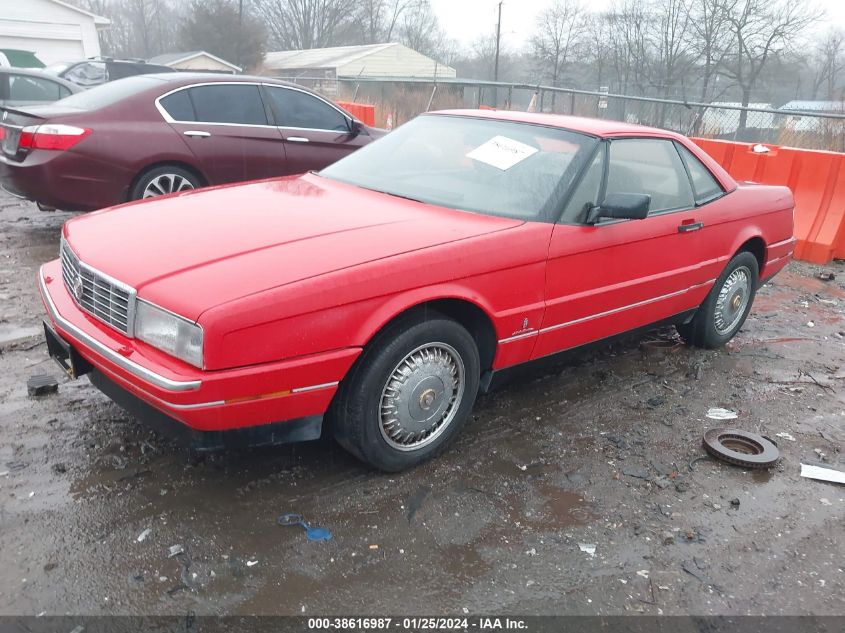 1989 Cadillac Allante VIN: 1G6VR3181KU101189 Lot: 38616987