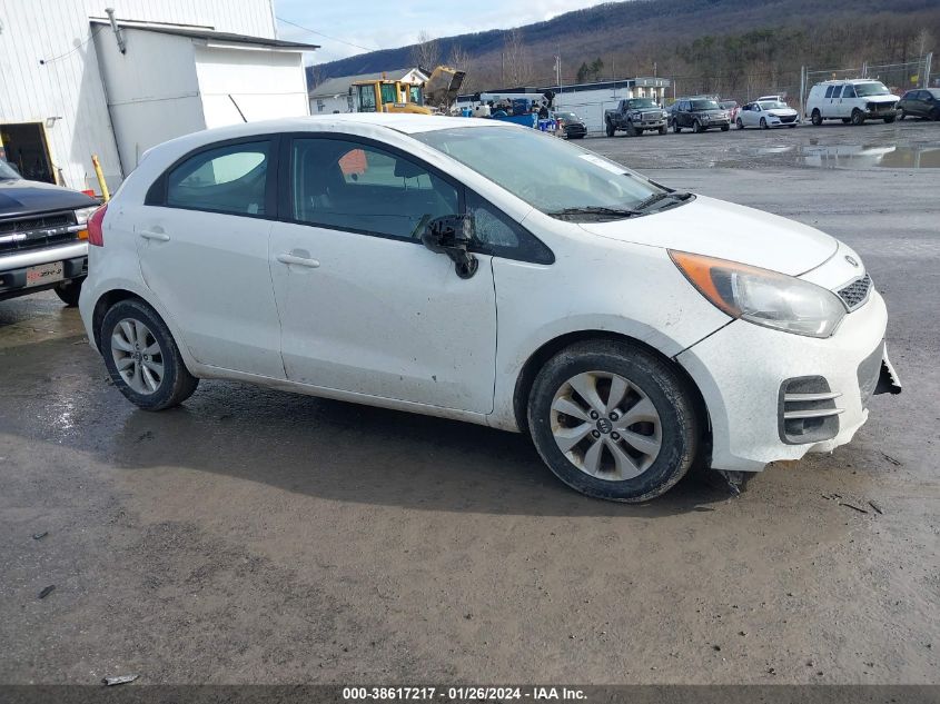 2016 Kia Rio Ex VIN: KNADN5A30G6630940 Lot: 38617217