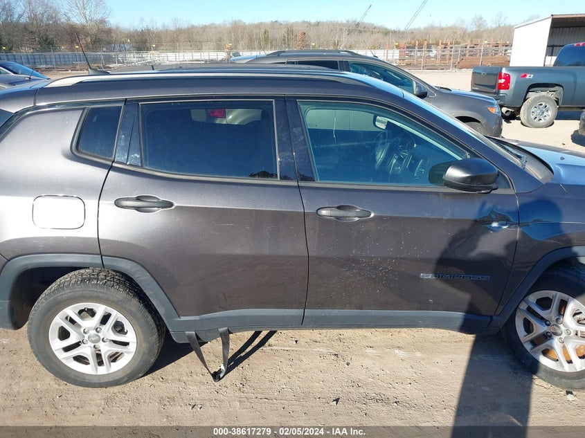 VIN 3C4NJDAB7JT113698 2018 JEEP COMPASS SPORT 4X4