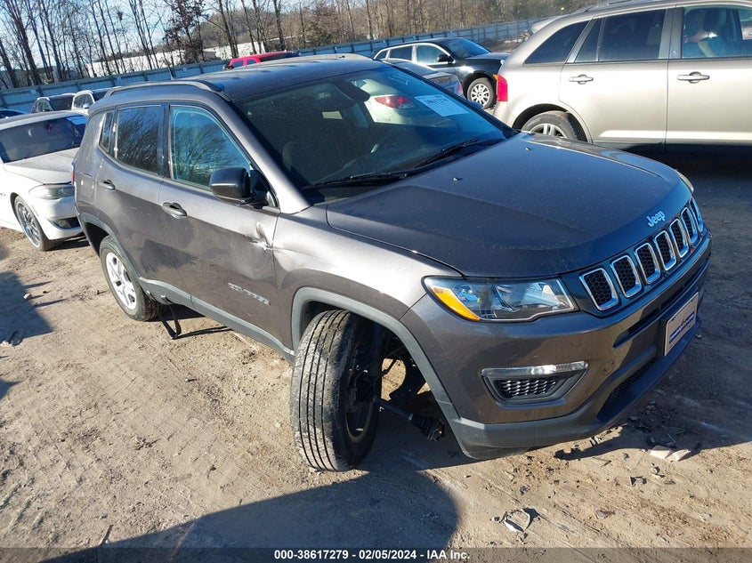 VIN 3C4NJDAB7JT113698 2018 JEEP COMPASS SPORT 4X4