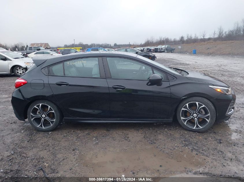 2019 Chevrolet Cruze Lt VIN: 3G1BE6SM8KS534980 Lot: 38617394