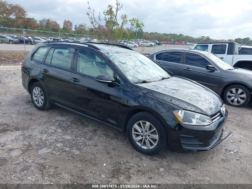 3VWC17AU8FM503461 2015 Volkswagen Golf Sportwagen Tsi S 4-Door