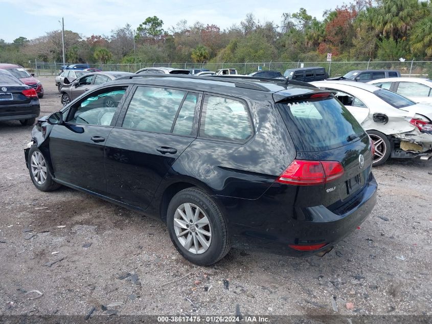 3VWC17AU8FM503461 2015 Volkswagen Golf Sportwagen Tsi S 4-Door