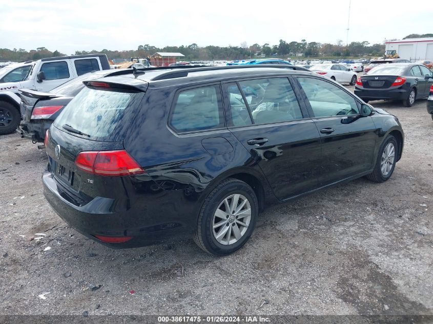 3VWC17AU8FM503461 2015 Volkswagen Golf Sportwagen Tsi S 4-Door