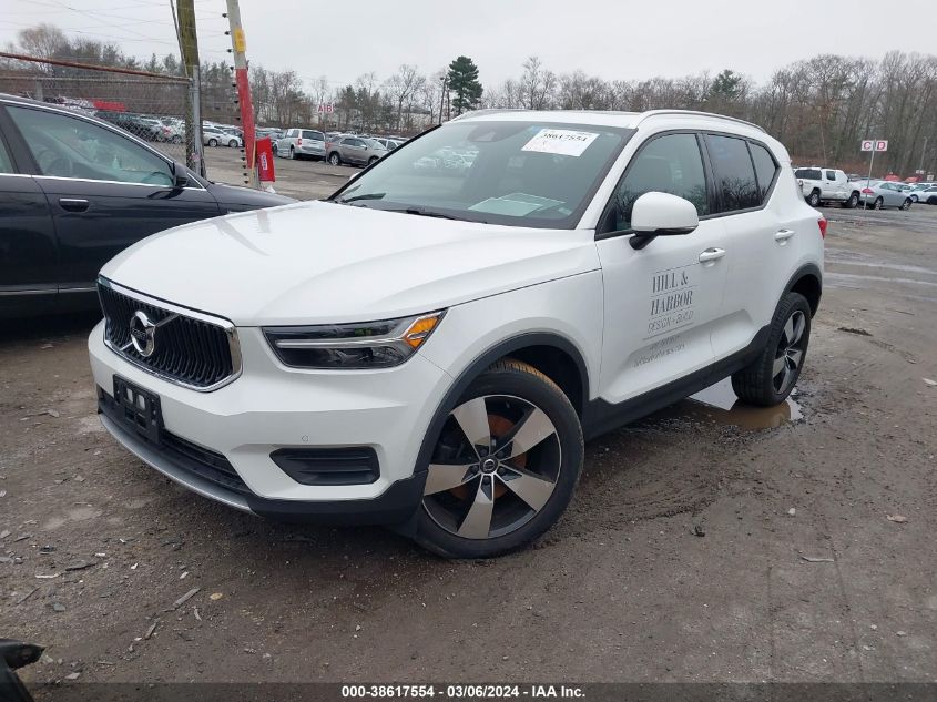 2020 Volvo Xc40 T5 Momentum VIN: YV4162UK6L2200474 Lot: 38617554