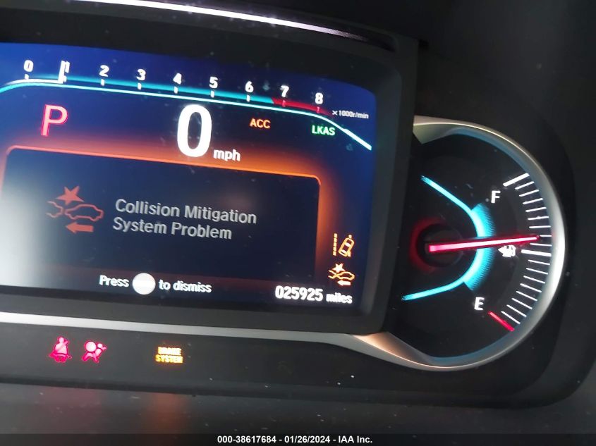 2020 Honda Passport Awd Touring VIN: 5FNYF8H9XLB012116 Lot: 38617684