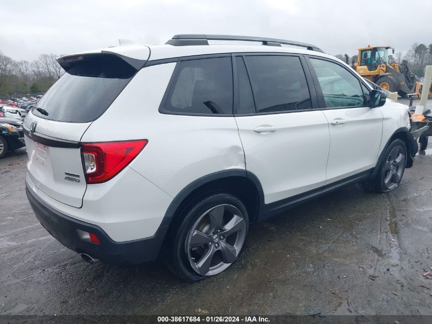 2020 Honda Passport Awd Touring VIN: 5FNYF8H9XLB012116 Lot: 38617684