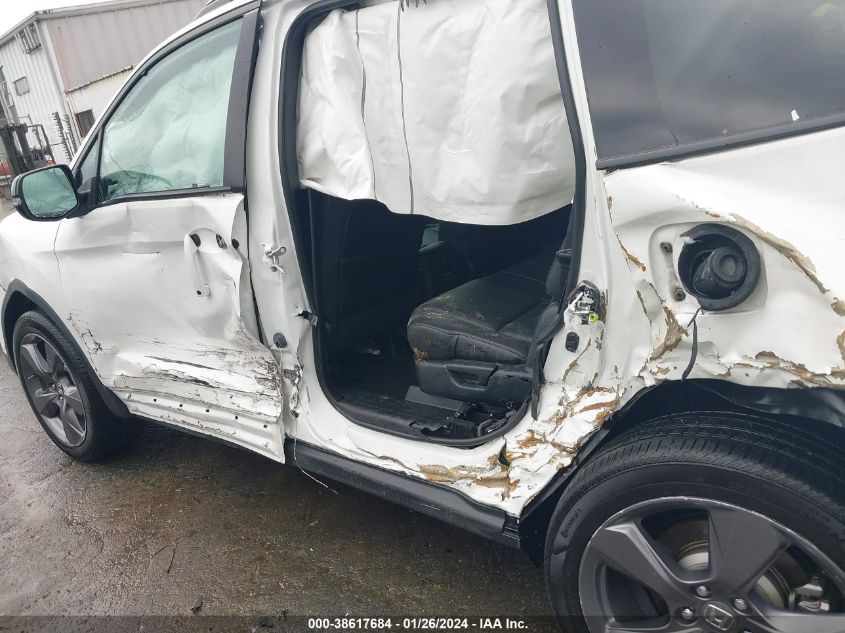 2020 Honda Passport Awd Touring VIN: 5FNYF8H9XLB012116 Lot: 38617684