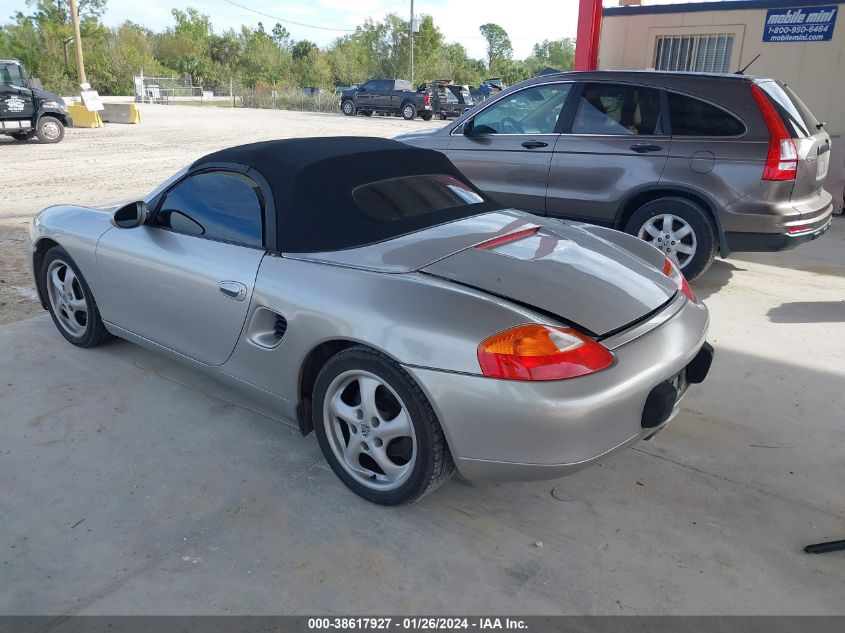 1997 Porsche Boxster Base (A4) Tiptronic/Base (M5) VIN: WP0CA2988VS621867 Lot: 38617927