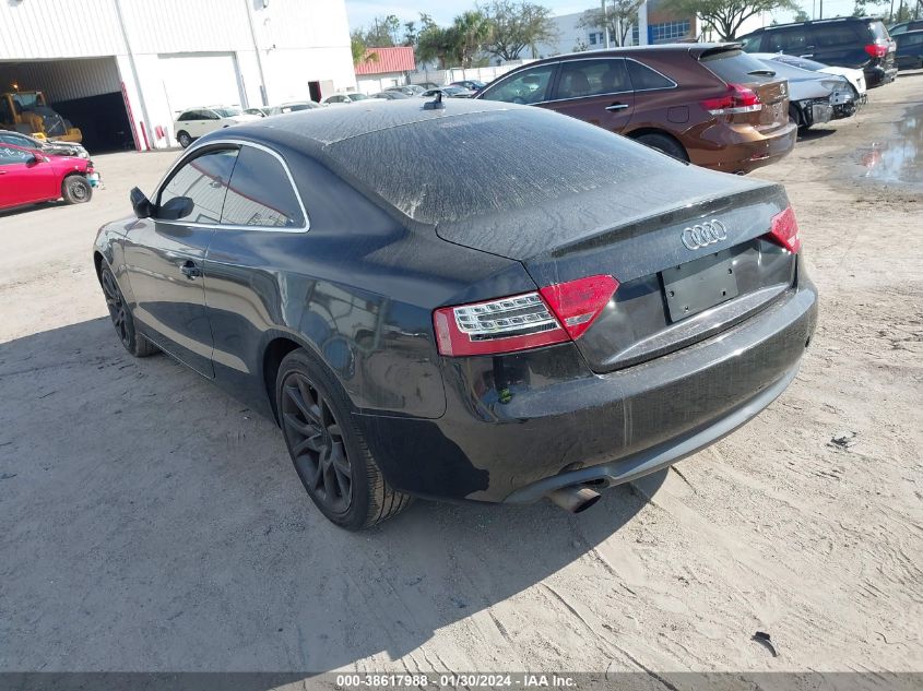 2012 Audi A5 2.0T Premium VIN: WAULFAFROCAO34460 Lot: 38617988