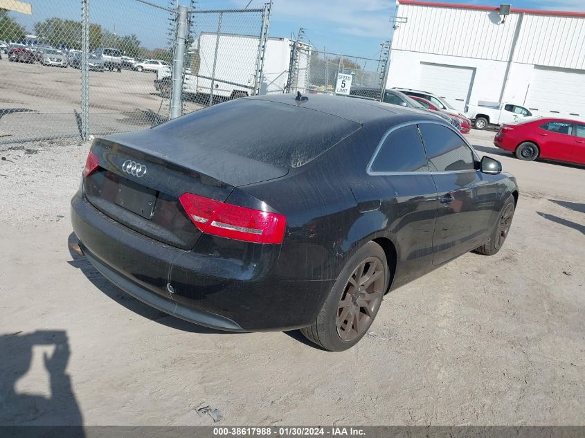 2012 Audi A5 2.0T Premium VIN: WAULFAFROCAO34460 Lot: 38617988