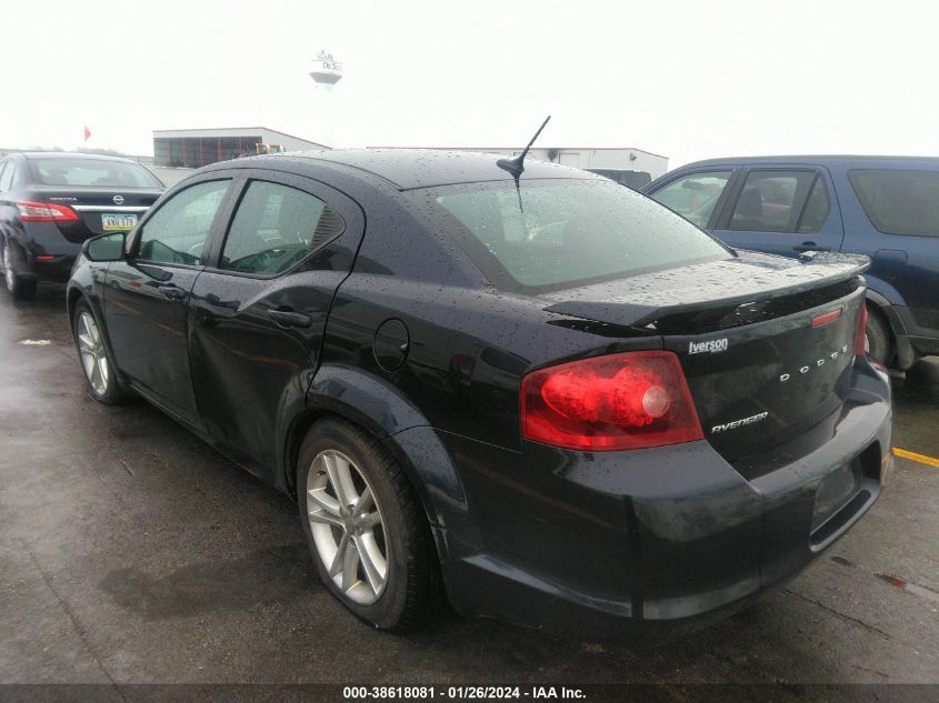 2012 Dodge Avenger Sxt Plus VIN: 1C3CDZEG5CN258991 Lot: 38618081