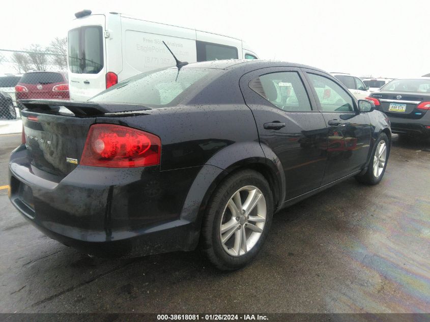 2012 Dodge Avenger Sxt Plus VIN: 1C3CDZEG5CN258991 Lot: 38618081