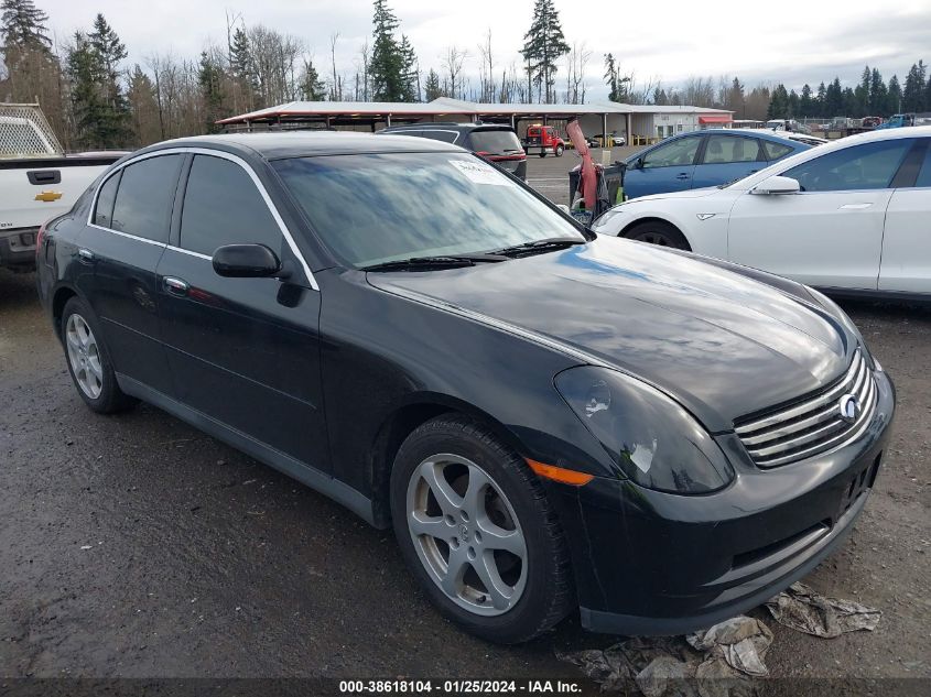 2003 Infiniti G35 Luxury (A5) VIN: JNKCV51E33M009681 Lot: 38618104