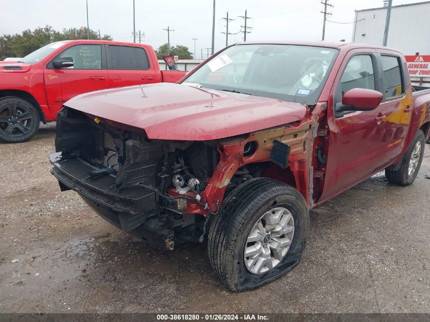 2022 Nissan Frontier Sv 4X2 VIN: 1N6ED1EJ2NN683263 Lot: 38618280