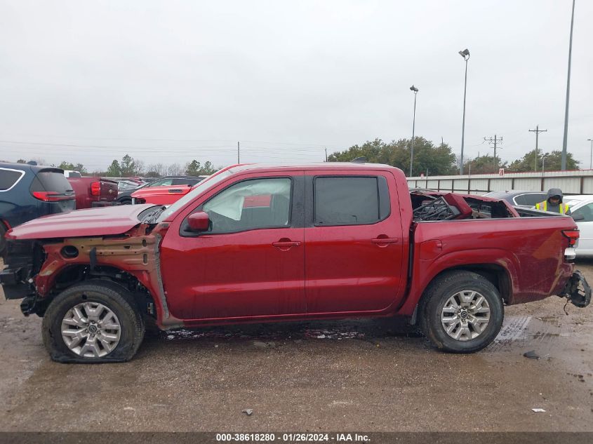 2022 Nissan Frontier Sv 4X2 VIN: 1N6ED1EJ2NN683263 Lot: 38618280