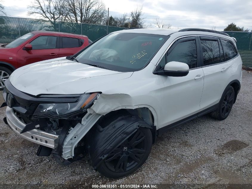 2022 Honda Pilot 2Wd Special Edition VIN: 5FNYF5H24NB005845 Lot: 38618351